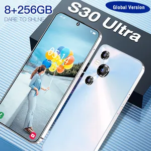 คุณภาพสูง S30 Ultra 16 + 1TB 50MP + 108MP โทรศัพท์มือถือ 100 สมาร์ทโฟน Android