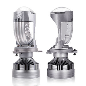 หลอดไฟหน้าเลนส์ LED 120W 12V H4 6000K M01U ลำแสงสูงต่ำไฟหน้ารถยนต์รถจักรยานยนต์12000LM - Product Image 3