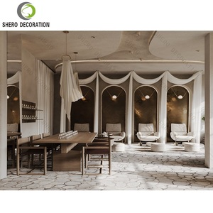 Diseño Interior de Alta Gama para Barberías, Exhibidores de Alta Calidad para Salones de Belleza, Diseño Interior de Sección de Spa, Mostrador de Caja con Iluminación LED - Product Image 6