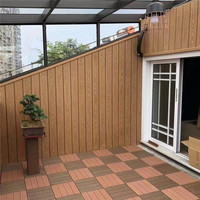 Panneau mural en PVC WPC à rainures, revêtement extérieur, panneau composite résistant aux UV pour maison, prix de gros