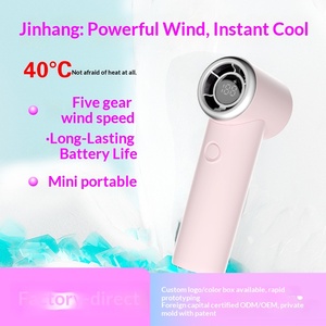 Ventilador Portátil Mini de Alta Velocidade com Display Digital e Carregamento <span class=keywords><strong>USB</strong></span>, Venda por Atacado - Product Image 3