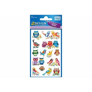 สติ๊กเกอร์ awery zweckform 57513 vögel/eule 2 Bogen - Product Image 1
