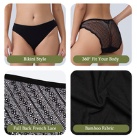 Culotte menstruelle réutilisable Lynmiss Cycle Physiological pour la nuit, sous-vêtements de règles pour femmes