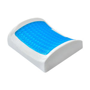 Customize Fabric <strong>Gel</strong> Memory Foam Back Cushion Cooling <strong>Gel</strong> Waist Cushion Lumbar Cushion - Product Image 1
