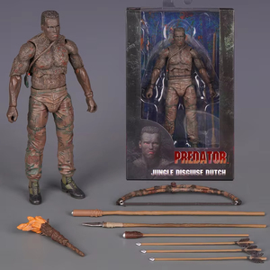 Nouvelle <span class=keywords><strong>figurine</strong></span> d'action <span class=keywords><strong>Neca</strong></span> Predator Jungle Extraction Dutch 2026, <span class=keywords><strong>figurine</strong></span> Schwarzenegger, statue, modèle, décoration de bureau, jouet, cadeau - Product Image 4