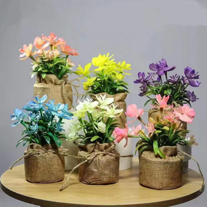 Fabricante, venta al por mayor, precio barato, 100%, maceta de tela de yute ecológica natural, maceta de yute, maceta para jardín, diseño bonito - Product Image 3