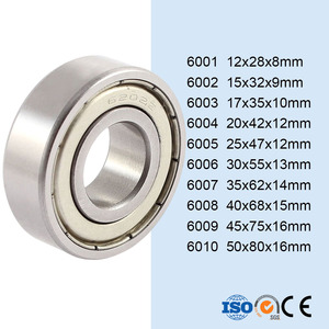 Roulement à billes à gorge profonde de marque DFN 6202 6203 6204 6301 6302 6703 17x23x4mm, roulements à rotation fluide, roulement de moteur 6210 <span class=keywords><strong>2rz</strong></span> - Product Image 1