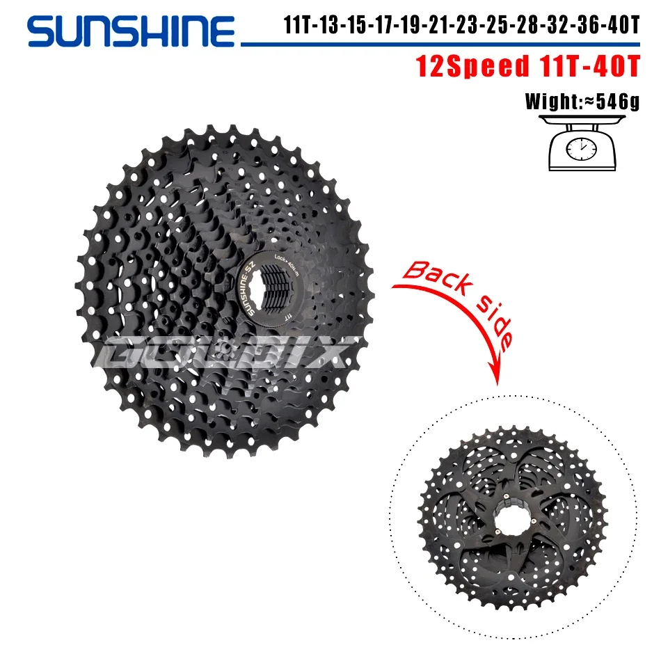 12 vitesses 11-40T noir