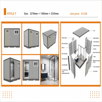 Fabricants proposant des toilettes portables avec douches et des toilettes mobiles avec douches intégrées à prix bas