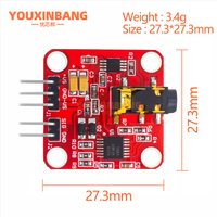 Module de capteur EMG pour l'acquisition de signaux de simulation musculaire, 18V, montage en surface