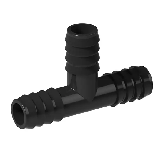 Plastic Barb Hose Fitting Tee Connector 3 Way Hose Joint Tube T-Shape Pipe Fitting