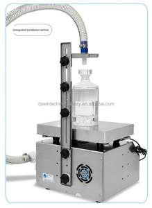 Machine de remplissage et de bouchage entièrement automatique de bureau à grand débit pour bouteilles d'eau, boissons et bière, avec pesage de liquides grande capacité - Product Image 6