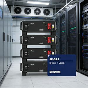 Baterai Lithium Deye 5KWH Tegangan Rendah Hitam Deye SE-G5.1 ESS 51.2V 100Ah Lithium Ion LiFePO4 untuk Penggunaan Rumah Tangga - Product Image 1