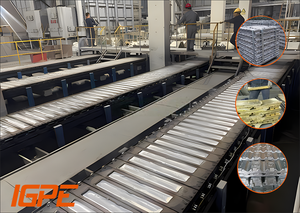 Machine de coulée continue d'aluminium pour le recyclage automatique des déchets, four de fusion, ligne de production, garantie d'un an - Product Image 3