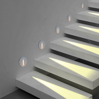 Lampe LED encastrée intelligente à détection de mouvement et contrôle par lumière, IP54, pour escaliers, couloirs, veilleuse de couloir d'escalier, type 86
