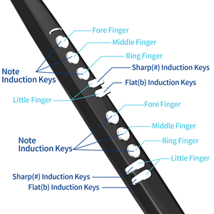 <span class=keywords><strong>Saxophone</strong></span> <span class=keywords><strong>de</strong></span> poche vent ABS Instrument Mini Instrument à vent électronique numérique pour enfant apprendre <span class=keywords><strong>de</strong></span> diverses affaires <span class=keywords><strong>de</strong></span> <span class=keywords><strong>magasin</strong></span> <span class=keywords><strong>de</strong></span> musique - Product Image 1