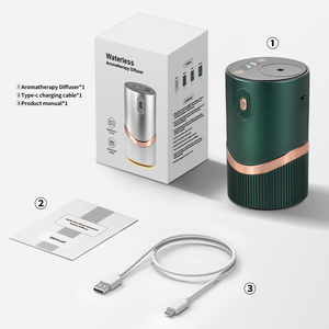 OEM Customizable Logo Scent Diffuser Mini Sleek Aluminum Alloy Waterless Nebulizing Car Diffuser Quiet Scent Diffuser - Product Image 6