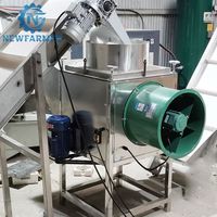 Machine compacte de séparation des gousses d'ail de petite taille avec séparateur d'ail haute performance pour la transformation alimentaire à petite échelle
