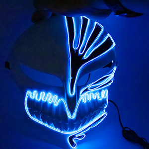 <span class=keywords><strong>Masque</strong></span> d'halloween coloré LED brillant de haute qualité en Stock pour la fête, <span class=keywords><strong>masque</strong></span> de Cosplay de bande dessinée kuosaki <span class=keywords><strong>Ichigo</strong></span> - Product Image 3