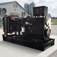Générateur diesel CE ISO 30 kVA, type ouvert, 24 kW, solution d'alimentation domestique, triphasé 400 V avec système de contrôle SmartGen