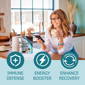 OEM ODM Mushroom Coffee Powder with Coffee Cordyceps Sinensis Support Immune Defense Energy Booster Enhance Recovery - Product Image 5