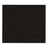 Tables de cuisson à induction invisibles de nouvelle technologie avec cuisinières à induction à triple brûleur 6300W à commande tactile