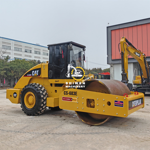 Rouleau compresseur d'occasion CS-683E, vente chaude, puissance 129 kW, certification CE EPA, machinerie moyenne 18 tonnes, meilleur prix, CS583E CS533E - Product Image 5