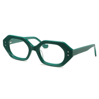 Vente en gros de montures de lunettes en acétate au design unique, rétro, luxueuses, avec logo personnalisé
