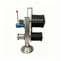 Treuil de pêche hydraulique à deux tambours 16MPa 11KW, force de traction 1-2 tonnes, 5-160 tr/min, enrouleur de filet de pêche à double bobine pour bateau de pêche