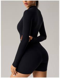 Ropa Deportiva con Cierre y Logotipo Personalizado al por Mayor para Mujer, Sexy, para Yoga, Traje de Una Pieza, Tallas Grandes, Rompers, Jumpsuits, Playsuits - Product Image 4