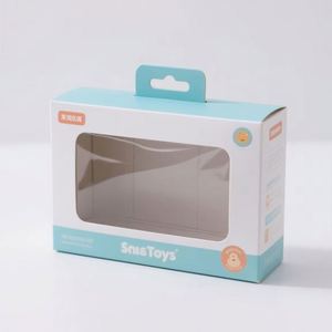Custom Printed Shop Supermarket Retail <b>Gift</b> Paper Cardboard Carton Box Children Kids Toys Packaging <b>Boxes</b> with <b>Clear</b> Window - Product Image 3