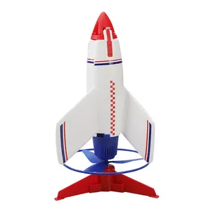 2022 outdoor toy plastic electric smoke rocket launcher toy for kids
