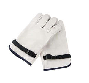 Guantes de Trabajo de Piel de Cabra Blanca de Alta Calidad, con Muñequera Ajustable, Resistentes, Personalizables, Talla <span class=keywords><strong>2XL</strong></span>, Protección Laboral, Industria, Conducción - Product Image 6