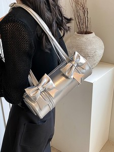 Exclusivo bolso elegante de mujer verano 2025 hombro almohada ASA superior bandolera cilindro bolso - Product Image 3
