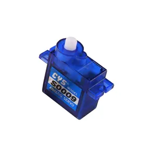 Servo analógico 9g 1.5kg, CYS-S0009 4.8/6v 21t, engrenagem de ferro, plástico, rc, para 1:18, barco, helicóptero, carro