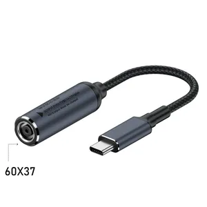 USB tipo-<span class=keywords><strong>C</strong></span> DC 5.5*2.5mm 5.5*2.1mm cavo adattatore 15cm <span class=keywords><strong>V</strong></span> 9/12/15/20 PD100w cavo di alimentazione per fotocamera TPE elettronica strumenti - Product Image 4