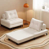 Einzels itz Klapp Multifunktions-Schlafs ofa Wohnzimmer möbel Platz sparen Couch Divan Modernes Schlafs ofa Cum Bed