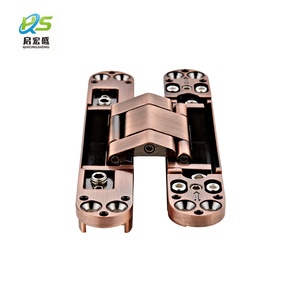 Anti-copper Customized 3D <b>Adjustable</b> Modern Hidden Hinge 40kg 2 Hinges 5mm Thickness Door Concealed Zinc Bld-a01-5 180 Degree - Product Image 5