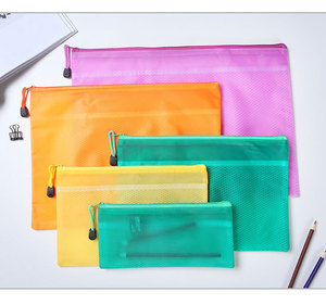 Hot Sale Cash Envelopes 5PCS Document <strong>Folder</strong> A4 <strong>File</strong> Zipper Bags Plastic Wallet <strong>Folder</strong> <strong>Zip</strong> <strong>Lock</strong> Bags Certificate <strong>Holder</strong> - Product Image 5