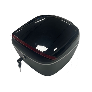 Boîte de rangement arrière en plastique ABS pour moto XinQiang Lvhu pour Yamaha pour scooter et moto 38x35x28cm - Product Image 3