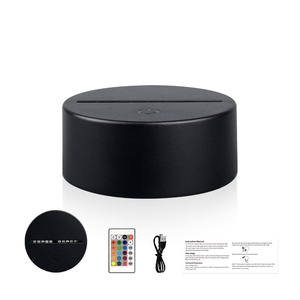 Base de <span class=keywords><strong>lampe</strong></span> tactile RGB, télécommande USB acrylique <span class=keywords><strong>led</strong></span>, <span class=keywords><strong>illusion</strong></span> d'<span class=keywords><strong>optique</strong></span>, lumière de base <span class=keywords><strong>3D</strong></span> - Product Image 6