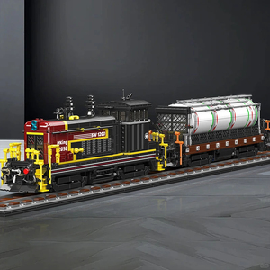Mould King 12052 Technical Train Toys The SW1200 Diesel Locomotive Building <b>Block</b> RC Locomotive Model Brick Kid Christmas Gift - Product Image 3