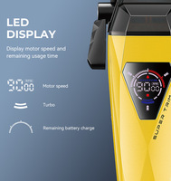 Tondeuse à cheveux professionnelle rechargeable VGR V-877 S2 DLC Blade 9000RPM, combo barbier, tondeuse à cheveux professionnelle pour salon