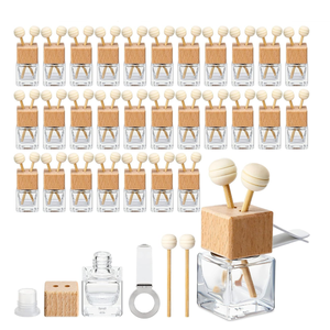 <strong>Car</strong> <strong>Diffuser</strong> Bottles Empty 8ml Square Essential Oil <strong>Diffuser</strong> Bottle with Vent <strong>Clip</strong> - Product Image 6