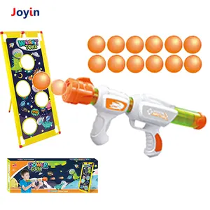 空气手枪颗粒射手泡沫球玩具枪玩带目标和泡沫球的儿童用目标和泡沫球
