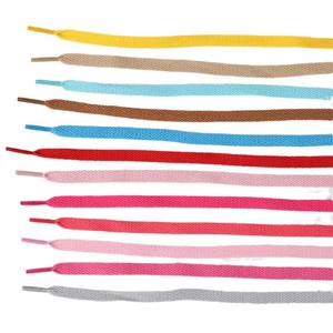 Lacci per Scarpe Personalizzati Airforce 1 Bianchi, Lacci Piatti Intrecciati Multicolore in Poliestere Plastico Bianco, Larghezza 8mm, per Sport - Product Image 4