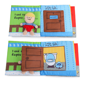 Activité douce enfant apprentissage livre d'histoire éducation identifier 3d tissu non toxique infantile sensoriel tissu livres enfants jouets - Product Image 5