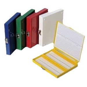 ASONE <b>Microscope</b> Slide Storage Box 41-5100 PP Material Chemical Resistant Japan Made - Product Image 1