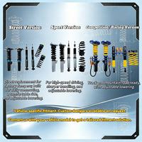 Amortisseur monotube réglable en longueur, kit de suspension réglable en hauteur pour Honda Fit GK3
