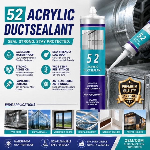 Factory Low Price Non-Toxic Environmentally Friendly Weather-Resistant Water-Based Acrylic Sealant